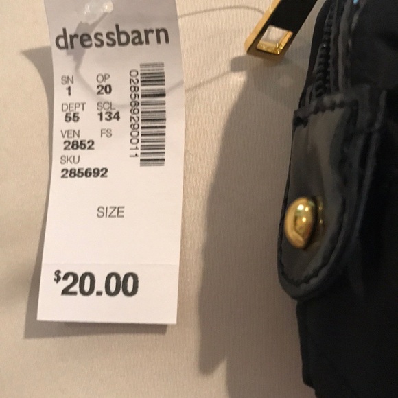 ❗️NWT❗️ Black quilted cosmetics/travel bag - Picture 3 of 4